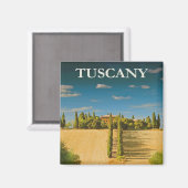 Aimant Toscane Achat d'affiche de voyage (Recto/Verso)