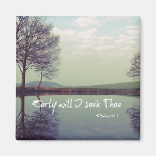 Aimant Tôt Je Chercherai Le Verset De La Bible