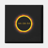 Aimant Total Éclipse Solaire 04.08.2024 Totalité 1 (Devant)