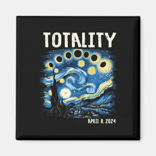 Aimant Total Éclipse Solaire 2024 4.08.24 Douleur Nocturn