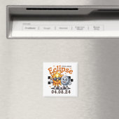 Aimant Total Éclipse Solaire 2024 Mignons Éclipse Solaire (In Situ (Lave-vaisselle))