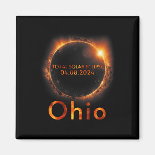 Aimant Total Éclipse Solaire 8 avril 2024 Éclips Solaire