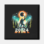 Aimant Total Éclipse Solaire 8 avril Éclipse Solaire 2024 (Devant)