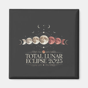 Aimant Total Lunar Eclipse 2025 Astronomie Nord-Ouest des