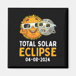 Aimant Total Solaire Eclipse 2024 Lunettes Amusants Sun M