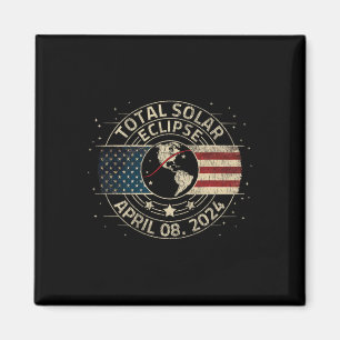 Aimant Total Solaire Eclipse 2024 Totality Eclipse Path 0