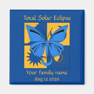 Aimant Total Solaire Eclipse Butterfly Custom