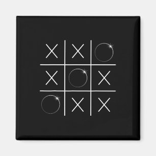 Aimant Total Solaire Eclipse Tic Tac Toe 04.08.2024 Garço