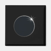 Aimant Total Solar Eclipse US American Flag Totalité 04,0 (Devant)