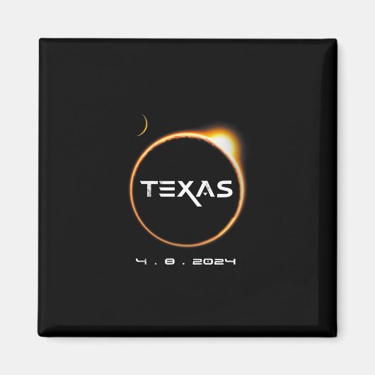 Aimant Total Texas 4.08.2024 Total Solar Eclipse 2024 (Devant)