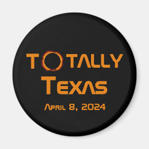 Aimant Totalement Texas 2024 Solar Eclipse