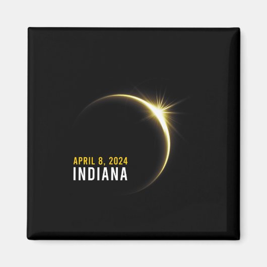 Aimant Totalité 04 08 24 Total Solaire Eclipse 2024 India (Devant)