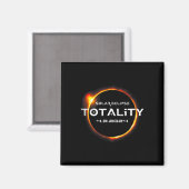 Aimant Totalité 4.08.2024 Total Éclipse Solaire 2024 (Recto/Verso)