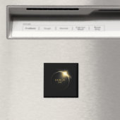 Aimant Totalité Éclipse solaire 2024 4.08.24 Accessoires (In Situ (Lave-vaisselle))