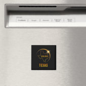 Aimant Totalité Solaire Eclipse Avril 8 2024 Texas (In Situ (Lave-vaisselle))