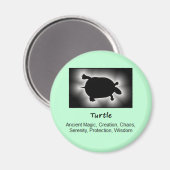Aimant Totem de tortue Esprit animal Signification (Recto/Verso)