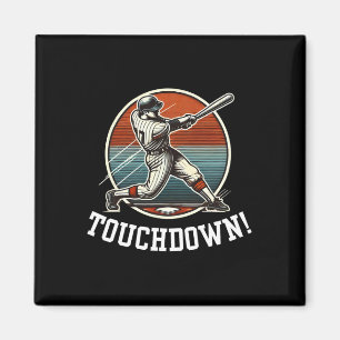 Aimant Touchdown Homerun Sports Mash Up Football Baseball