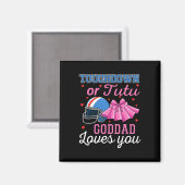 Aimant Touchdown Ou Tutu Goddad T'aime Foot Ba (Recto/Verso)