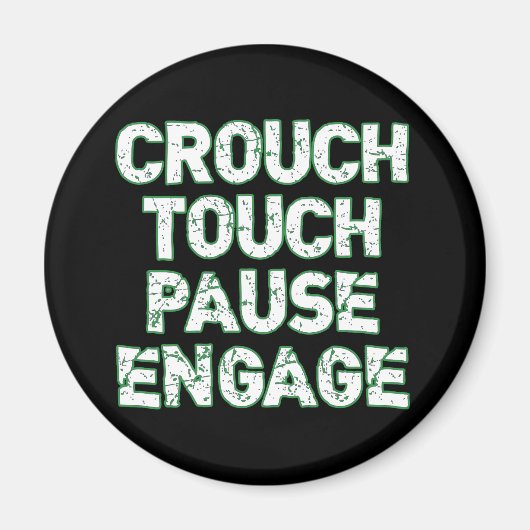 Aimant Toucher Crouch Pause Engager Tee - shirts de rugby (Devant)