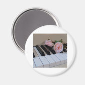 Aimant Touches rose pétale (Recto/Verso)