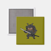Aimant Tough Coconut Samurai Guardian Katana Illustration (Recto/Verso)
