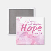 Aimant Toujours avoir l'aimant de l'espoir (Recto/Verso)