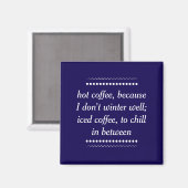 Aimant Toujours café (Recto/Verso)