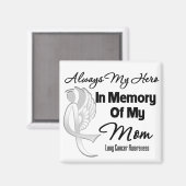 Aimant Toujours Mon Héros En Mémoire Maman - Cancer Du Po (Recto/Verso)