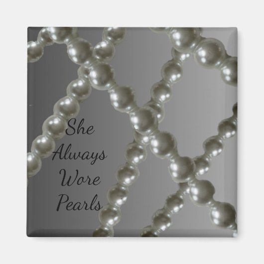 Aimant Toujours Porté Des Perles (Devant)