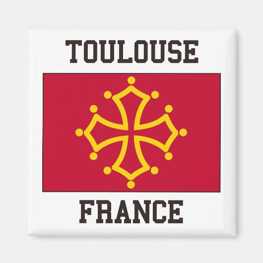 Aimant Toulouse Flag (Devant)