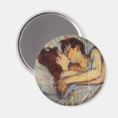 Aimant Toulouse-Lautrec Au Lit L'Aimant Baiser (Recto/Verso)