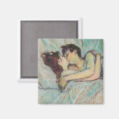 Aimant Toulouse-Lautrec - En Lit, Baiser (Recto/Verso)