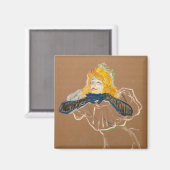 Aimant Toulouse-Lautrec - Yvette Guilbert Singing (Recto/Verso)