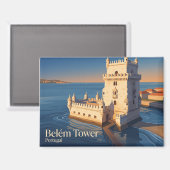 Aimant Tour Belem Portugal (Recto/Verso)