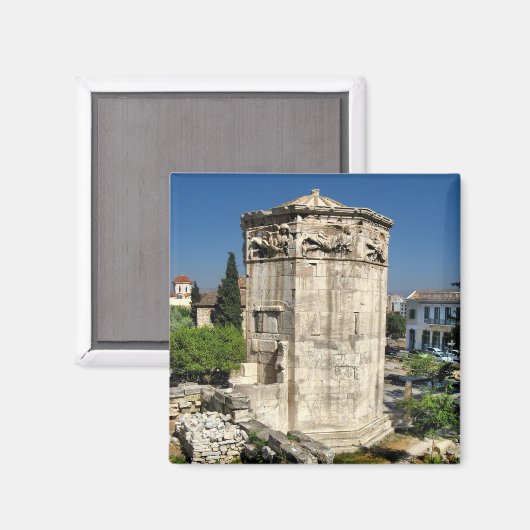 Aimant Tour d'Athènes (Recto/Verso)