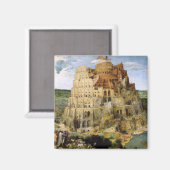 Aimant Tour de Babel - Peter Bruegel (Recto/Verso)