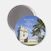 Aimant Tour de Belém, Lisbonne, Portugal (Recto/Verso)