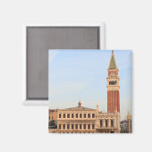 Aimant Tour de clochers, place Saint-Marc, Venise (Recto/Verso)