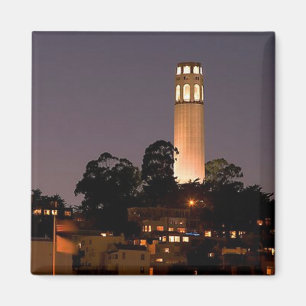 Aimant Tour de Coit la nuit