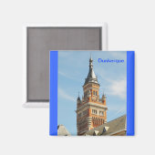 Aimant tour de l'Hôtel de ville de Dunkerque (Recto/Verso)