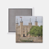 Aimant Tour de Londres - Londres Angleterre (Recto/Verso)