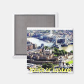 AIMANT TOUR DE LONDRES PAR MOJISOLA UNE PHOTOGRAPHIE D'OK (Recto/Verso)