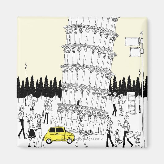 Aimant Tour de Pise (Devant)