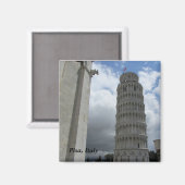 Aimant Tour de Pise, Italie (Recto/Verso)
