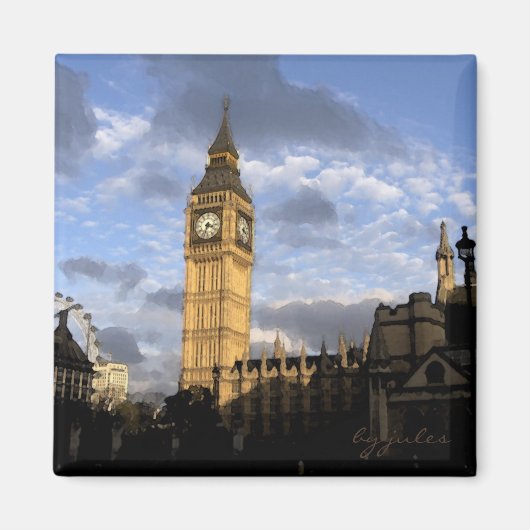 Aimant Tour d'horloge (Devant)