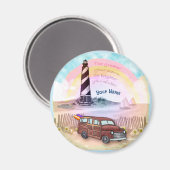 Aimant Tour du phare Stormy Rainbow (Recto/Verso)