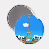 Aimant Tour Eiffel (Recto/Verso)