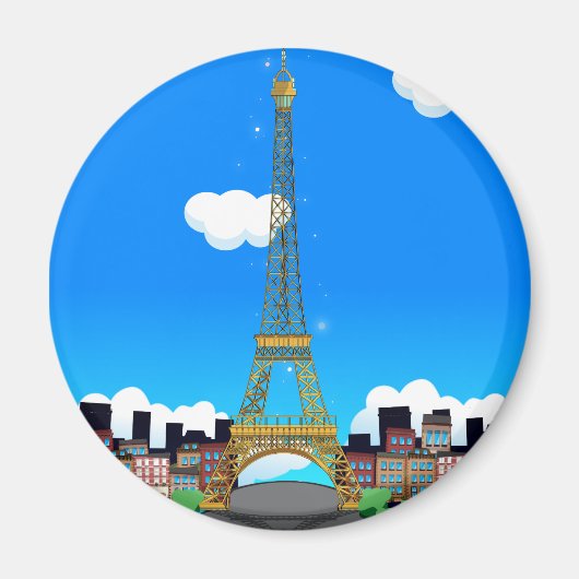 Aimant Tour Eiffel (Devant)