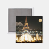 Aimant Tour Eiffel en soirée (Recto/Verso)