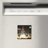 Aimant Tour Eiffel en soirée (In Situ (Lave-vaisselle))